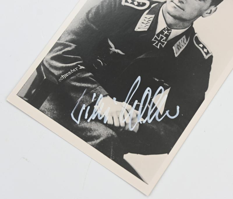 Signature of Luftwaffe KC Recipient 'Wilhelm Noller'
