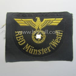 RB- ('Reichsbahn'-) related arm-eagle as executed in 'BeVo'-weave...