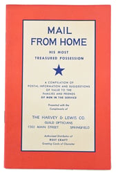 US WW2 Mail from Home Booklet