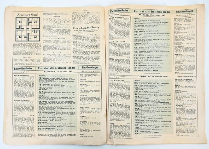 German Third Reich Magazine 'Hier Berlin'