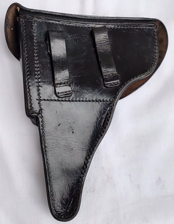 WWII German P.38 Hard shell holster dated 1940.