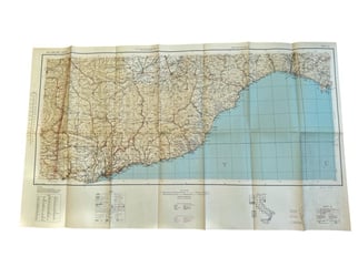 US WWII Road Map for the Italian Campaign...