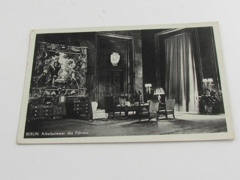 Postcard : Study Room from Adolf Hitler