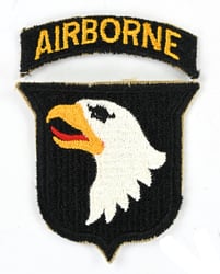 US WW2 101st Airborne Division SSI - Type...