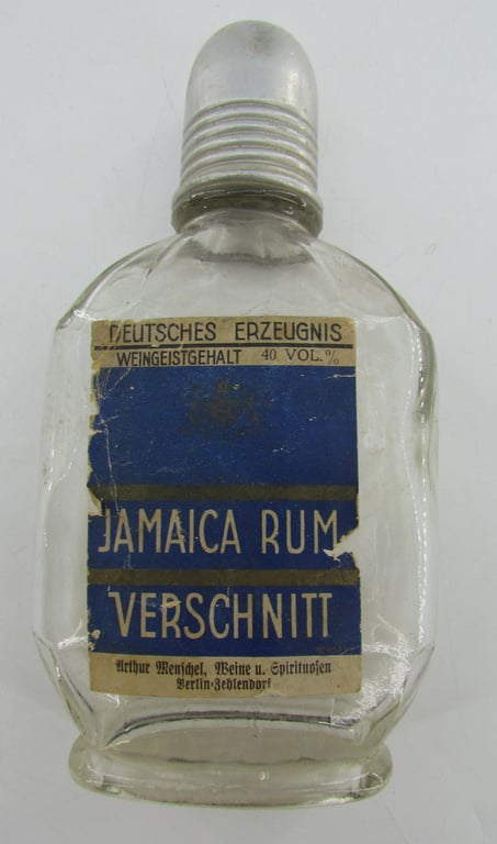 German Jamaica Rum Verschnitt Pocket Bottle – Arthur Mentschel, Berlin-Zehlendorf