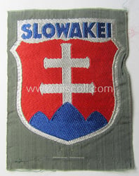 Multi-coloured - and rarely encountered! - 'BeVo'-type armshield...