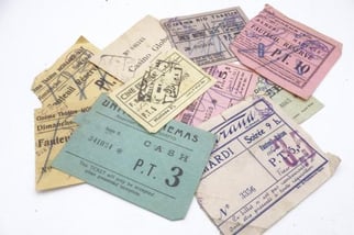 British set of flyers/tickets "Cairo" North Africa campaign