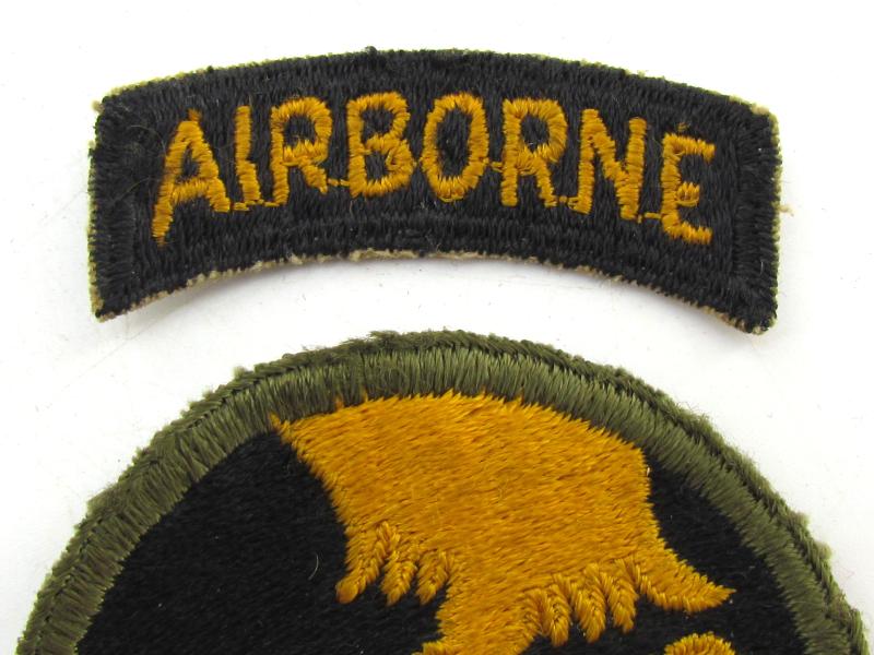 US WWII 17th Airborne division ‘Golden Talons’ patch