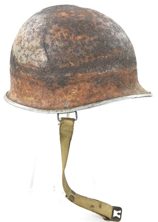 US WW2 Salty Navy M1 Helmet