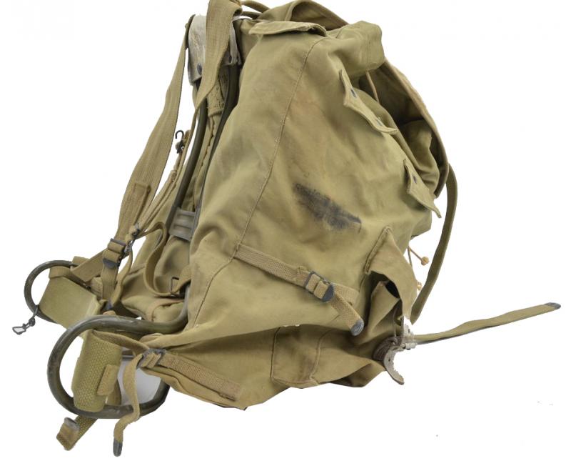 US WW2 Bergan Rucksack Named