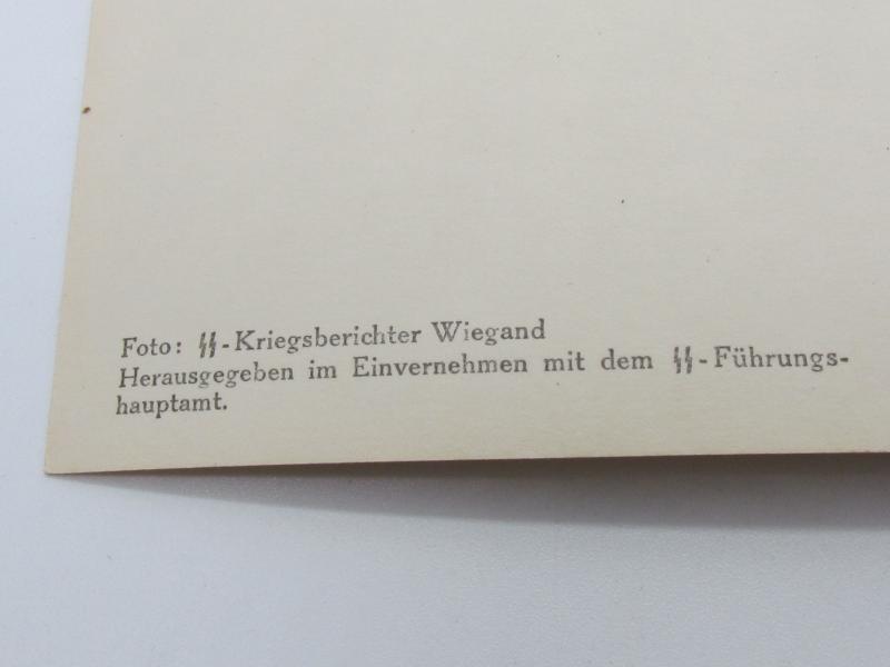 Postcard : Unsere Waffen-SS