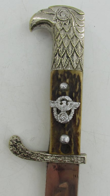 Matching Unit Marked Police Long Bayonet by by Carl Eickhorn, Solingen.