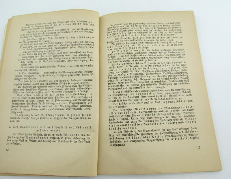 (Brochure) Das Programm der N.S.D.A.P.