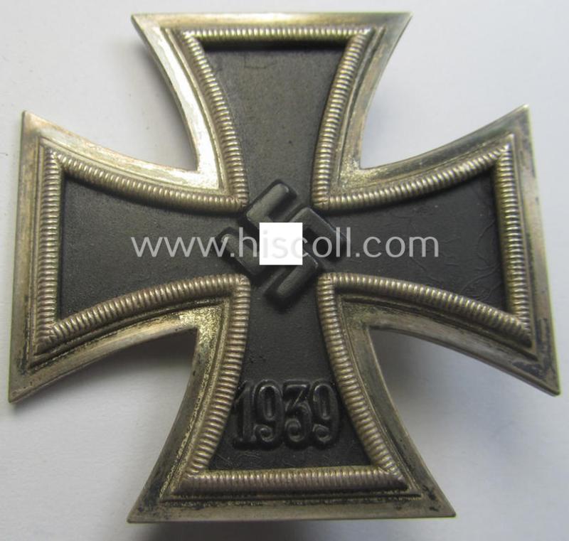 'Eisernes Kreuz 1. Klasse' (ie. Iron Cross 1st Class) being a maker- (ie. '26'-) marked example as was produced by the company: 'B.H. Mayer's Kunstprägeanstalt'