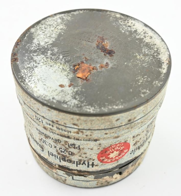 Belgian WW1 First Aid Gauze Tin Can