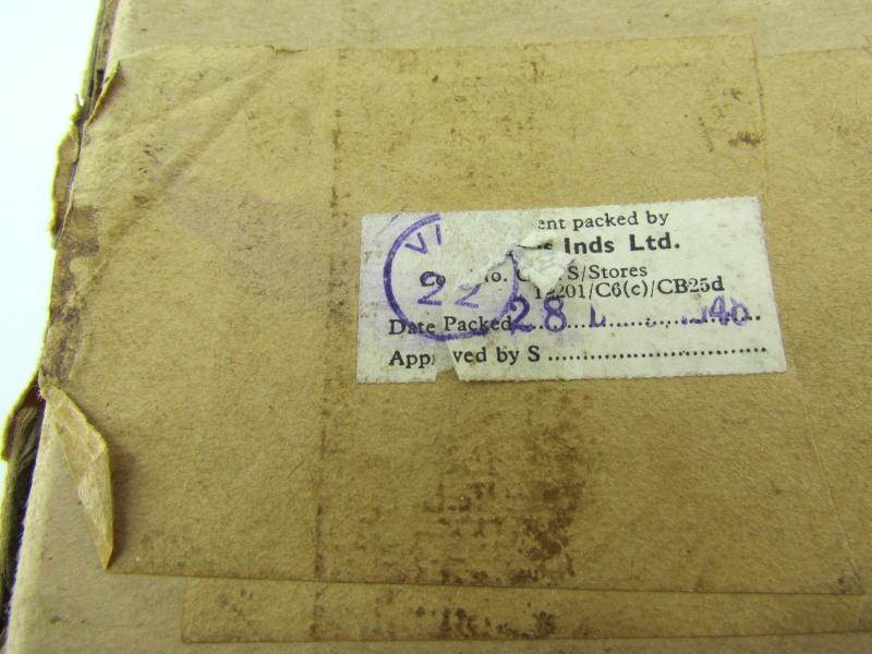 British ww2 floating torches box (empty)