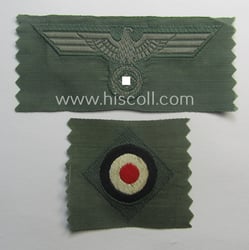 Early- (ie. mid-) war-period, WH (Heeres) cap-eagle &...