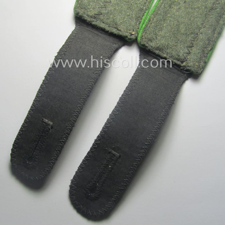 Superb pair of - fully matching! - Waffen-SS NCO-type shoulderstraps: 'SS-Unterscharführer' who served within the: 'Waffen-SS Panzergrenadier-Trpn.'