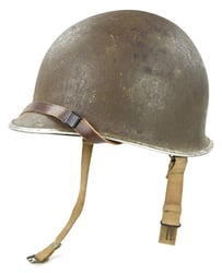 US WW2 M1 Fixed Bale Combat Helmet