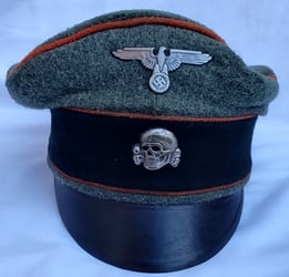 Reproduction Waffen-SS Feldgendarmerie Visor cap