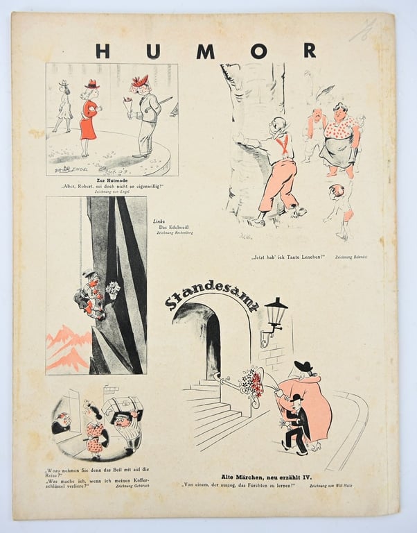 German Third Reich Magazine 'Die Woche' 1940