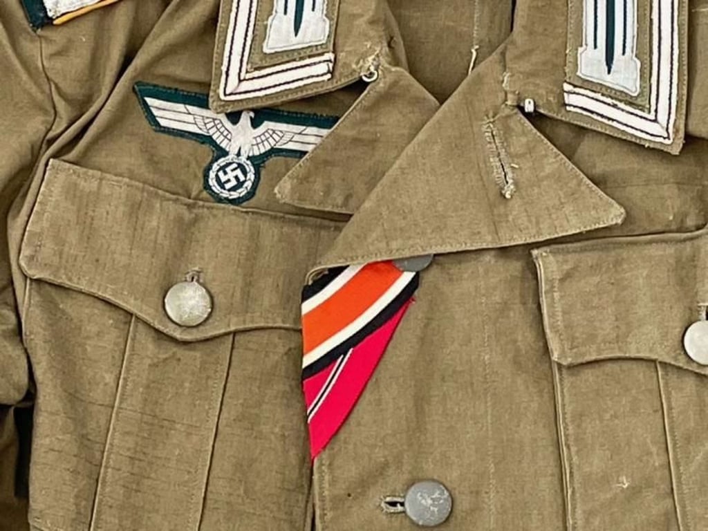 WWII  GERMAN  CAVALRY  NCO  SUMMER  COMBAT  TUNIC