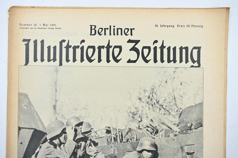 German Berliner Illustrierte Zeitung Newspaper 1941