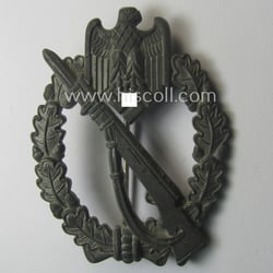 Zinc- (ie. 'Feinzink'-) based, 'Infanterie-Sturmabzeichen in Silber' (or...
