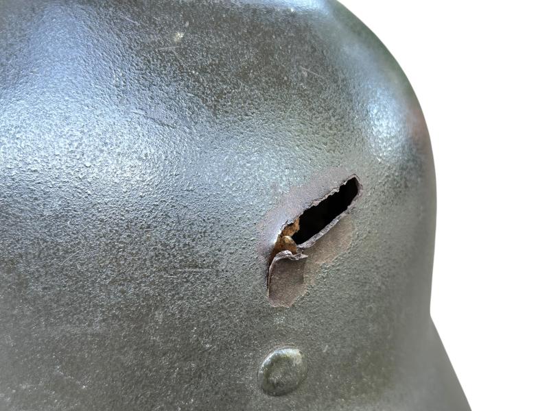 Q64 Polizei Double Decal Helmet '' Battle-Damage ''