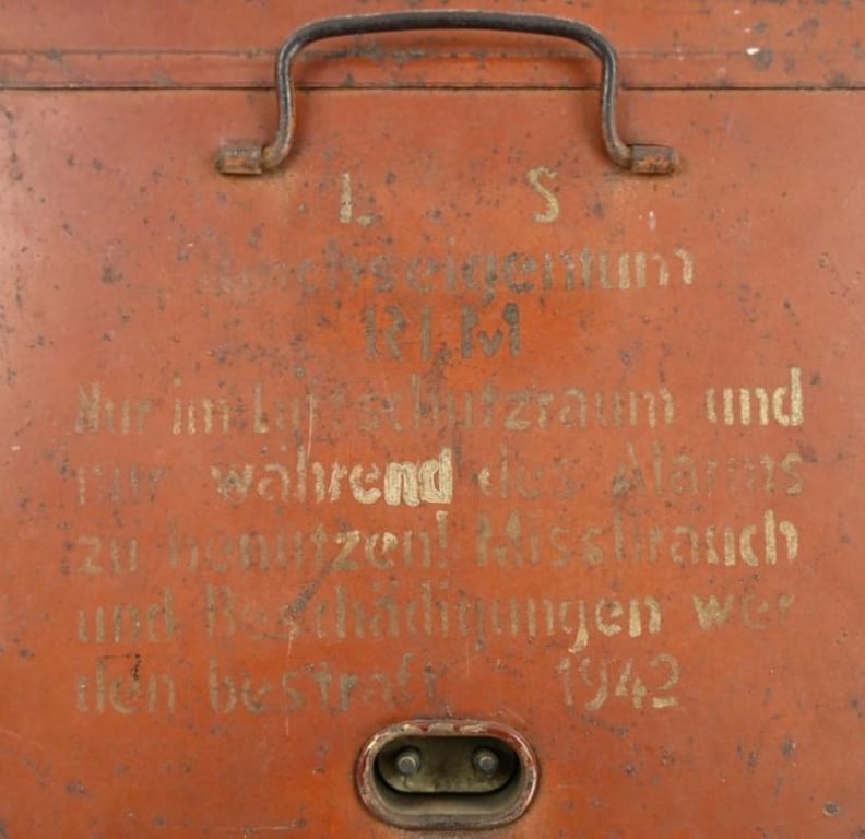 German Luftschutz Airdefense Bunker Heater