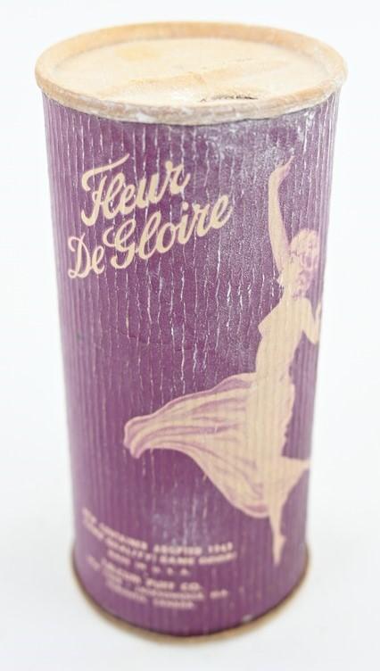 US WW2 Era Bottle of Talc 'Fleur de Gloire'