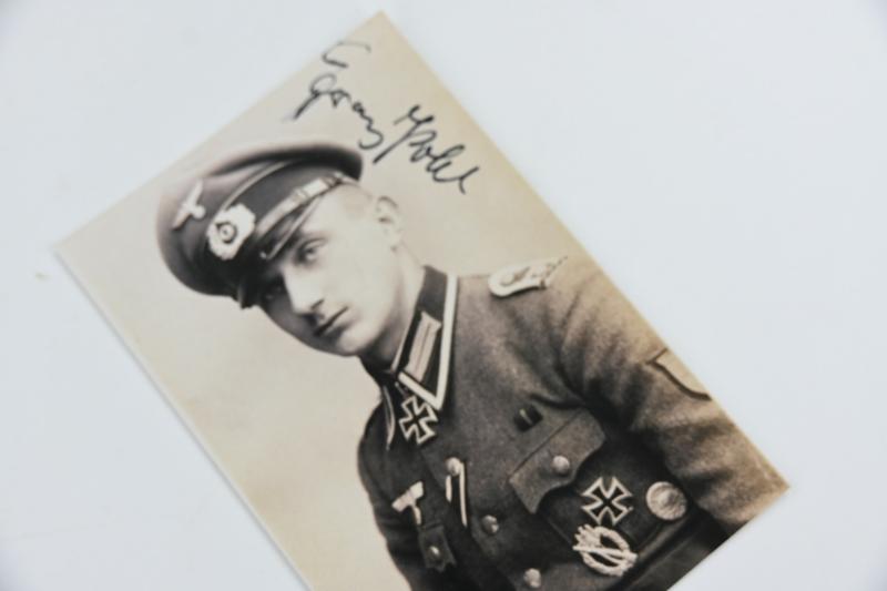 Signature of Wehrmacht Heer KC Recipient 'Franz Pohl'