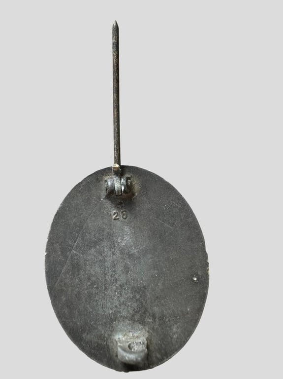 German WWII Wound Badge in Silver '26'