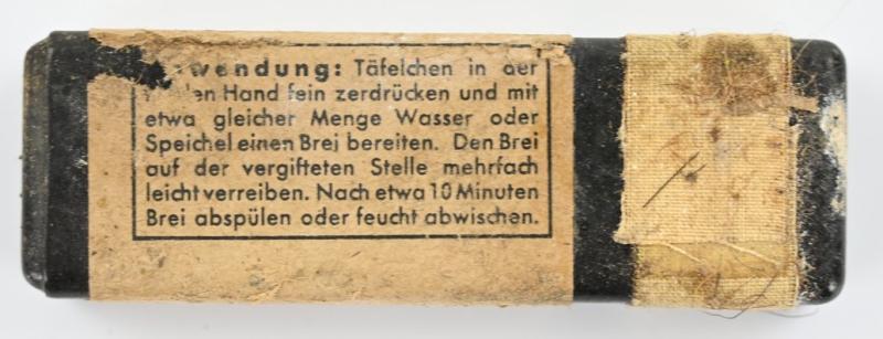 German WH Hautentgiftungsmittel container 1943