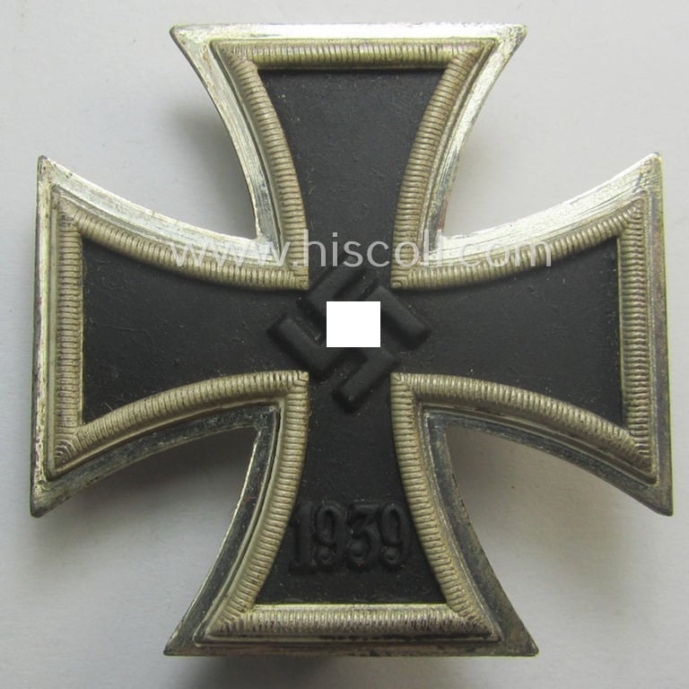 'EK1. Klasse' (ie. Iron Cross 1st class) being an (I deem) mid-war-period produced: '20'- (ie. by 'C.F. Zimmermann'-marked) example and that comes complete in its specific LDO-styled etui as issued and/or recently found