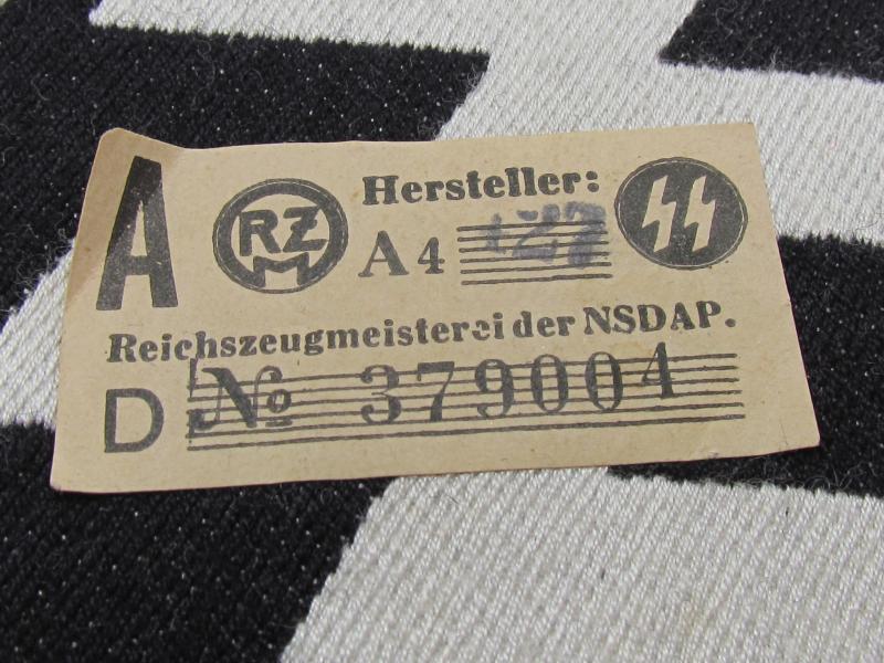 Waffen-SS Sport Shirt Insignia with RZM Tag