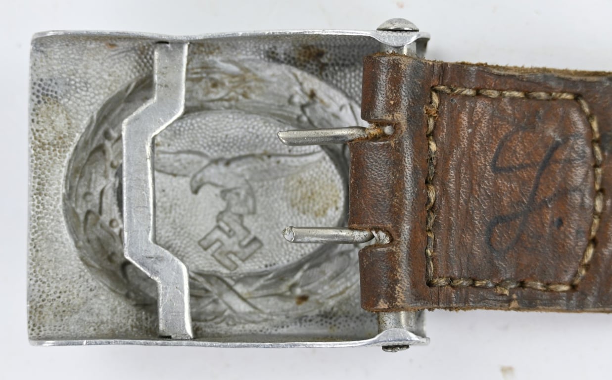 German LW Crank Catch Beltbuckle with Tab 1937