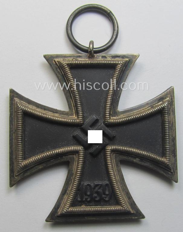 'EKII. Klasse' being a maker- (ie. '65'-) marked example that comes together with its non-confectioned ribbon (ie. 'Bandabschnitt') by the maker (ie. 'Hersteller'): 'Klein & Quenzer'