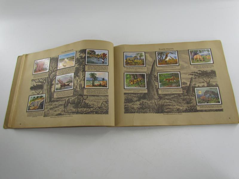 Deutsche Kolonien” Album of stickers 1936