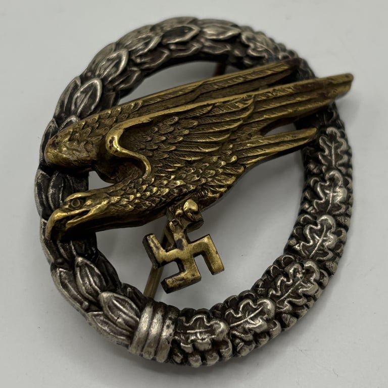 LW FJ Paratrooper badge “C.E. Juncker”