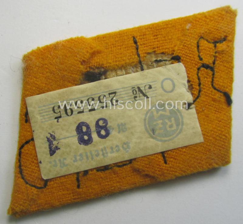 Single, SA (ie. 'Sturmabteilungen') collar-patch (ie. 'Kragenspiegel'): 'SA-Mitglied' serving within the: 'SA-Standarte R5/246' ('SA-Gruppe Elbe o. Neckar')