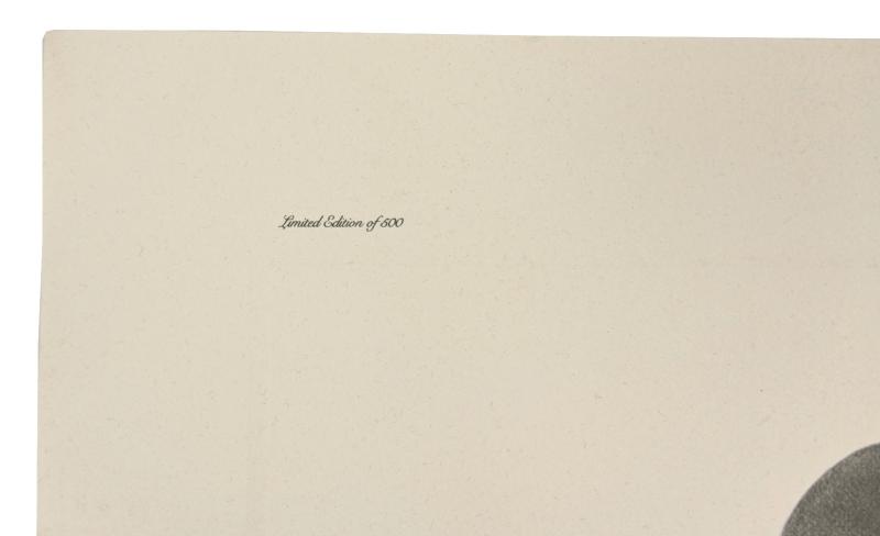 German Litho Print of LW Flight Ace 'Joachim Müncheberg'