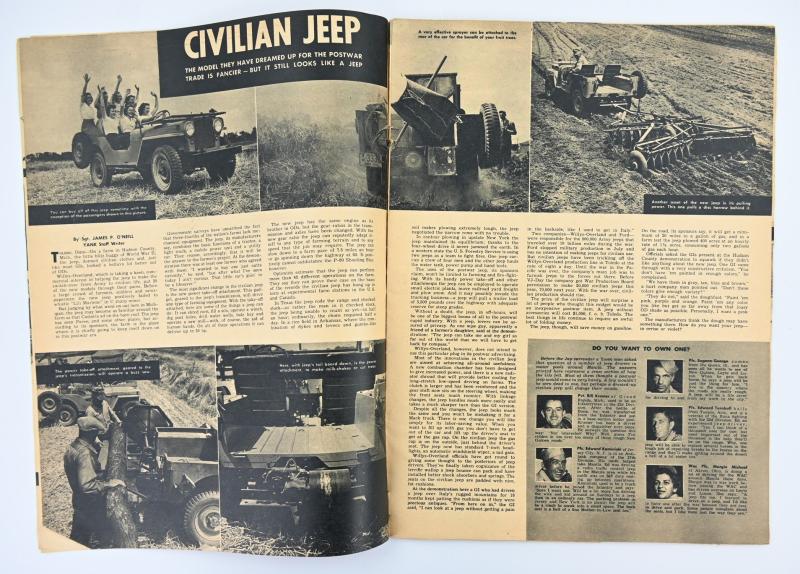 US WW2 Yank Magazine 21 September 1945