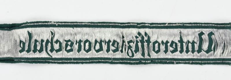 German WH Cufftitle 'Unteroffiziervorschule'