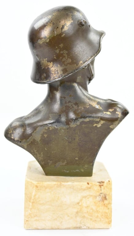 German Third Reich Veteran Buste 'Front Heil' Ortsgruppe Spandau