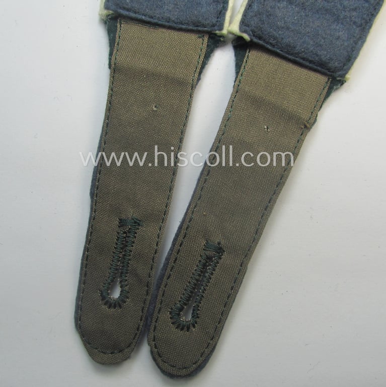 Pair of WH (Heeres), early- (ie. pre-) war-period- (ie. 'M40'-pattern) and typically 'tailor-made' EM-type shoulderstraps: 'Soldat der Infanterie-Trpn.'