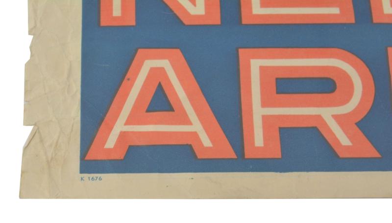 German Dutch NAD Arbeitsdienst Poster