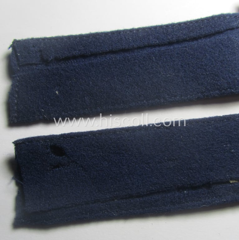 Truly worn, WH (Luftwaffe) cuff-title ie. armband (ie. 'Ärmelstreifen') entitled: 'Geschwader Hindeburg' that comes in a clearly issued- and/or moderately worn, condition