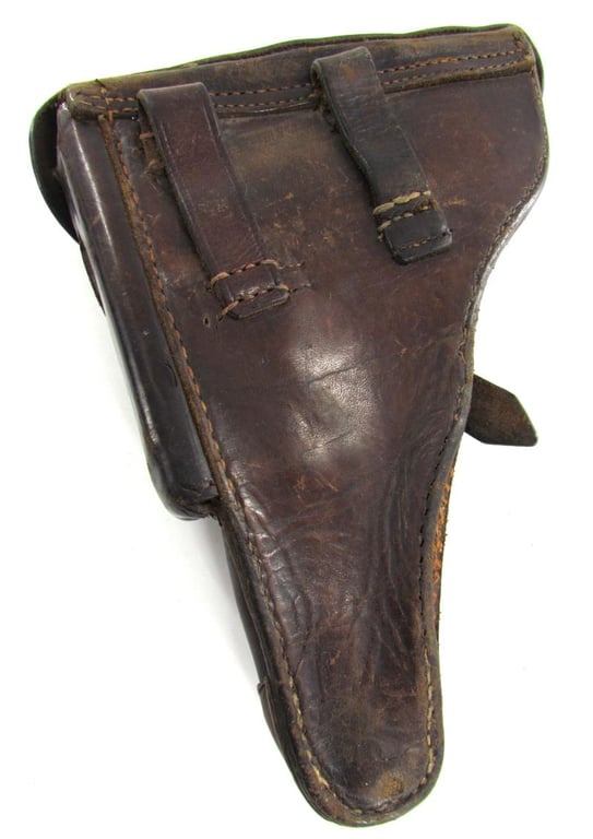 WW1 Hardshell P08 Luger Holster Dated 1915