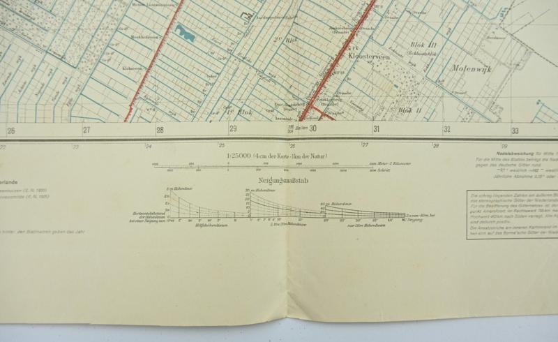German Mapcard of 'Bovensmilde' Holland